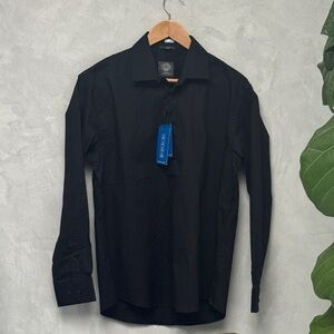 Vince Camuto Slim Fit Cotton Stretch Long Sleeve Dress Shirt for Men